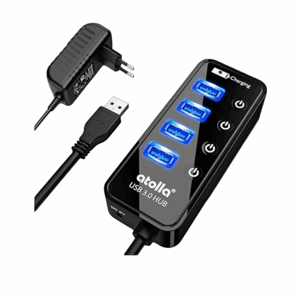 Hub-USB-alimente Hub Alimenté USB – 4 Ports