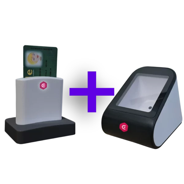 Pack lecteur QR et carte Vitale