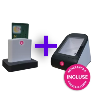Pack lecteur QR et carte Vitale
