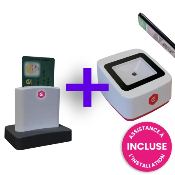 lecteur-carte-vatale-et-application-carte-vitale-installation-qr-v2 Pack lecteur QR et carte Vitale 【CV, QR】