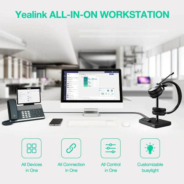 Casque sans fil Yealink WH62 Dual